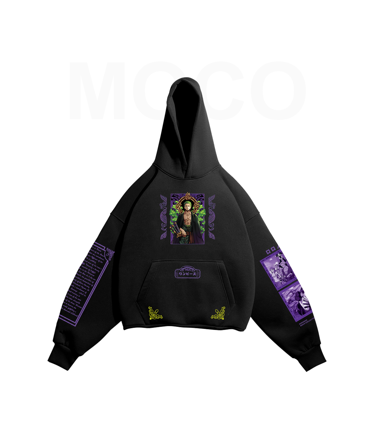 hoodie zoro one piece fornt هودی زورو | وانپیس - تصویر 1