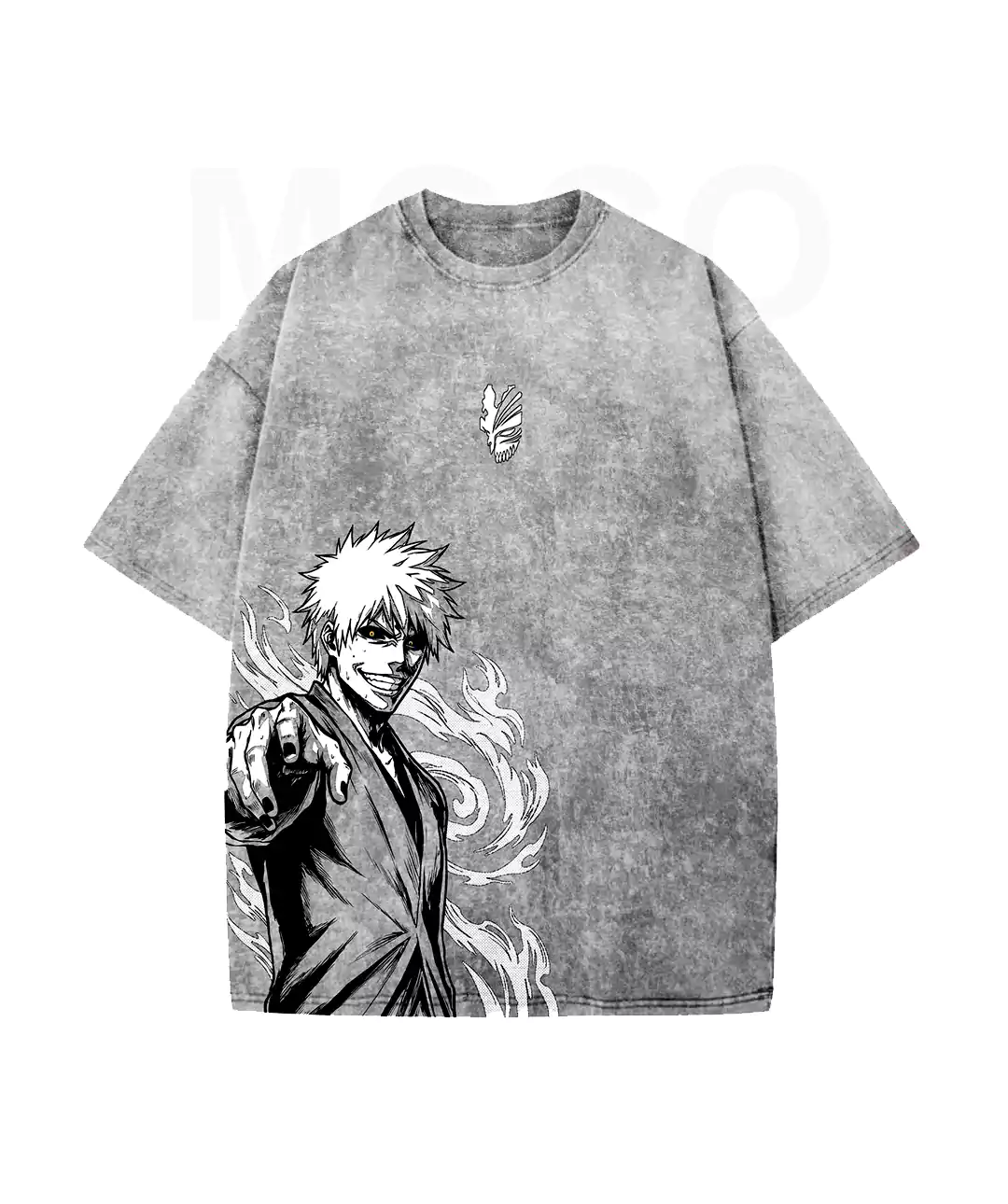 ichigo t shirt stone wahsed تیشرت ایچیگو | بلیچ - تصویر 1