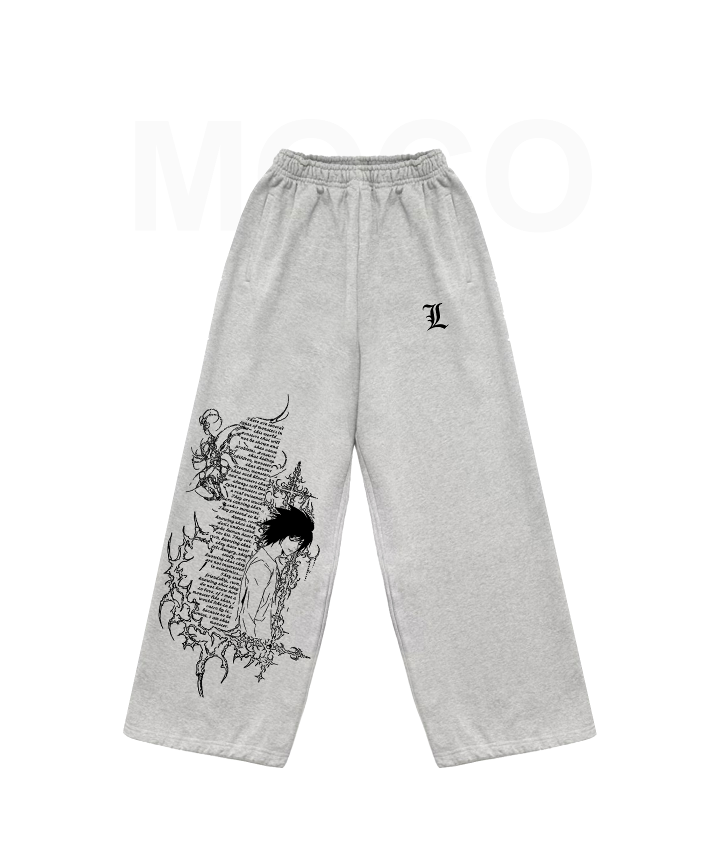 Baggy jogger L death note شلوار ال | دفترچه مرگ - تصویر 1