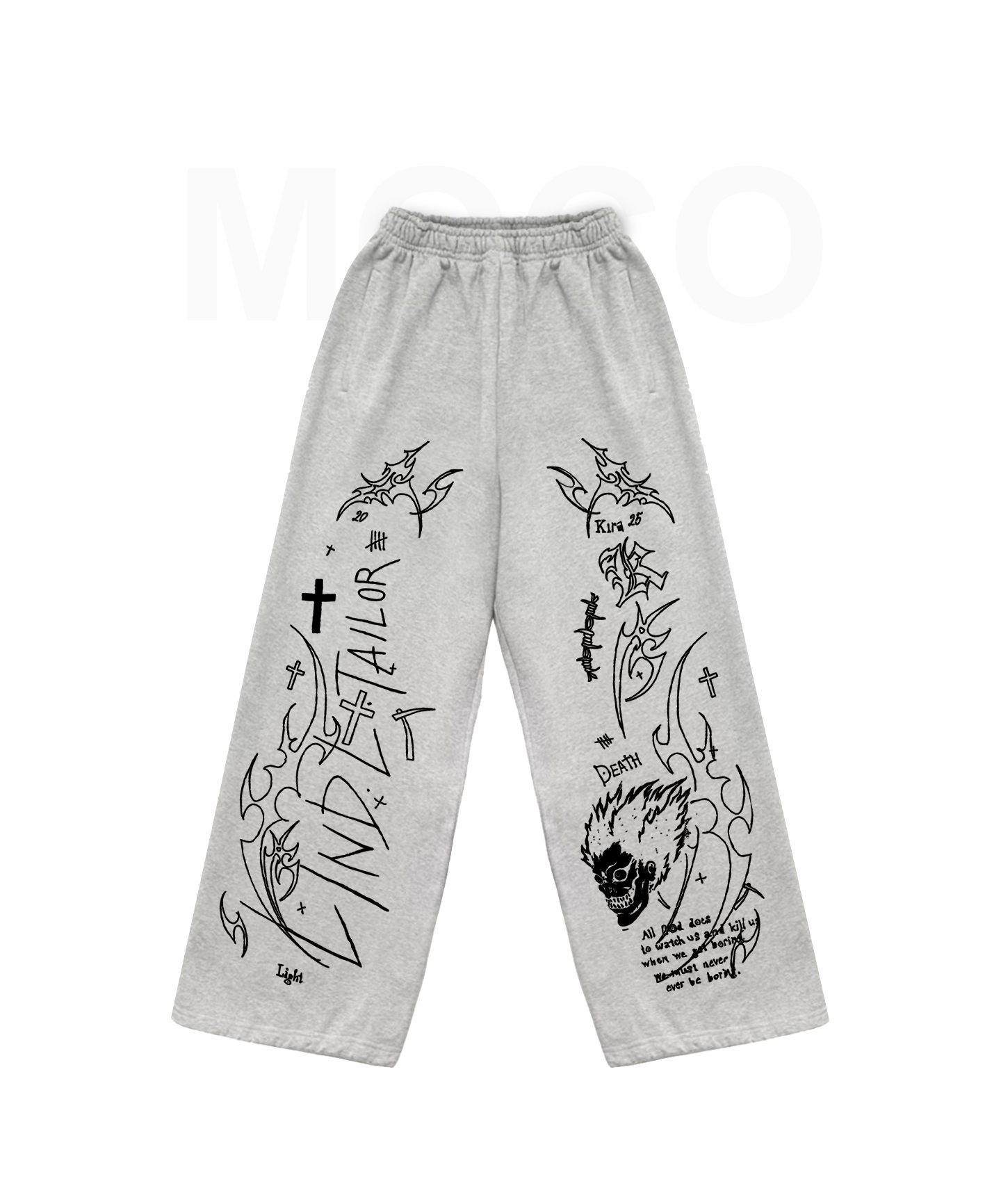 Baggy jogger ryuk شلوار دفترچه مرگ - تصویر 1